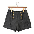 ショートパンツ 38 バーバリーブルーレーベル 47327 BURBERRY BLUE LABEL グレー系 レディース