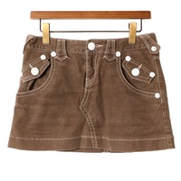 ステッチデザインデニムスカート 25 バーバリーブルーレーベル br01002271 BURBERRY BLUE LABEL ブラウン レディース