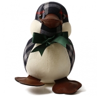 チェックアヒル人ぬいぐるみ  バーバリーロンドン 62433 BURBERRY LONDON ネイビー系 ガールズ