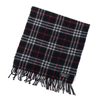 チェックマフラー 120×30cm バーバリーズ 43526 Burberrys ネイビー系 メンズ