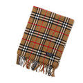 チェックマフラー バーバリーズ 42162 ベージュ系 ウール メンズ バーバリー定番の英国チェック柄