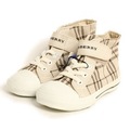 チェック柄ベルクロスニーカー★ブラウン★ 16 バーバリーロンドン 71203 BURBERRY LONDON ブラウン ボーイズ