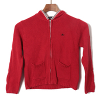 ニットパーカー 120A バーバリーロンドン BURBERRY LONDON 42403 レッド系 キッズ