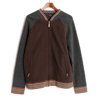 ニット切替ジップアップブルゾン 3 バーバリーブラックレーベル 67697 BURBERRY BLACK LABEL グレー メンズ