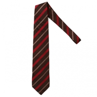 ネクタイ（ストライプ）  バーバリーロンドン 50693 BURBERRY LONDON ブラウン系×レッド系 メンズ