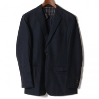 ノッチドラペルテーラードジャケット M バーバリーブラックレーベル br01001182 BURBERRY BLACK LABEL ネイビー メンズ