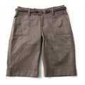 ハーフパンツ 36 バーバリーブルーレーベル 55957 BURBERRY BLUE LABEL ブラウン系 レディース