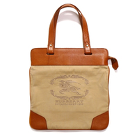 バーバリー ロゴトートバッグ 27337 ブラウン系 ロゴが印象的