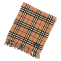 バーバリーズ チェックマフラー 41765 ベージュ系 ウール100％ 定番バーバリーチェックデザイン