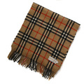 バーバリーズ 英国チェックマフラー 31435 ベージュ系 メンズ レディース