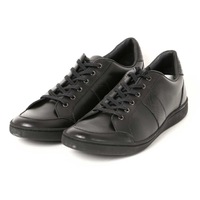 バーバリーブラックレーベル★チェック型押し牛革スニーカー ３ 3 バーバリーブラックレーベル 71139 BURBERRY BLACK LABEL ブラック メンズ