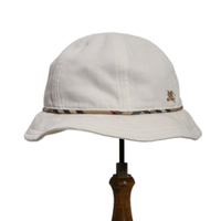 バーバリーロンドン ハット 30088 ホワイト系 ベビー キッズ お出かけのお共に