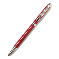 バーバリーロンドン ボールペン 40825 レッド系 プレゼント スリムなデザイン