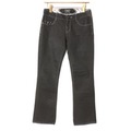 ブーツカットブラックデニムパンツ 25 バーバリーブルーレーベル br01002274 BURBERRY BLUE LABEL ブラック レディース