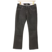 ブーツカットブラックデニムパンツ 25 バーバリーブルーレーベル br01002274 BURBERRY BLUE LABEL ブラック レディース