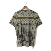 プリントカットソー L バーバリープローサム 46239 BURBERRY PRORSUM カーキ系 メンズ