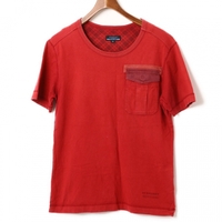 ポケット付半袖Tシャツ M バーバリーブルーレーベル 76701 BURBERRY BLUE LABEL レッド メンズ
