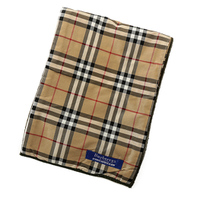 マフラー(リバーシブル) 88×17.5cm バーバリーブルーレーベル 44163 BURBERRY BLUE LABEL ベージュ系×ダークグリーン系 メンズ