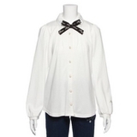 【50%OFF】リボンタイつきカットソーブラウス