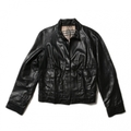 レザー風ジャケット 40 バーバリーロンドン 54585 BURBERRY LONDON ブラック系 レディース