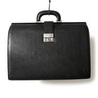 ロゴプレート付レザーダレスビジネスバッグ  バーバリーロンドン 65396 BURBERRY LONDON ブラック メンズ