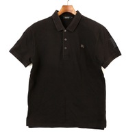 ワンポイントロゴポロシャツ　タグ付き　胸囲90-96 3 バーバリーブラックレーベル 63040 BURBERRY BLACK LABEL ブラック系 メンズ