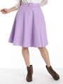 共ベルト付スカート/ムラサキ