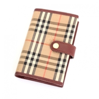 手帳 バーバリーブラックレーベル 18824 ベージュ メンズ レディース 定番英国チェック