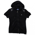 半袖パーカー 38 バーバリーブルーレーベル 56109 BURBERRY BLUE LABEL ブラック系 レディース