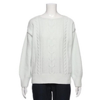 【50%OFF】柄編みモールニット