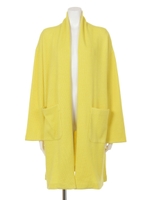 [BED&BREAKFAST]SUPER140 WAFFLE Gown/YELLOW