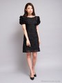 ボリュームスリーブワンピース[DRESS/ドレス]/ブラック