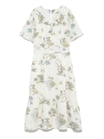 マリン柄ワンピース/OWHT