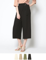 ジョーゼットラップクロップドパンツ【メール便可／100】