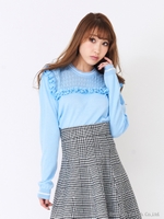 フリルラインTOPS/ライトブルー