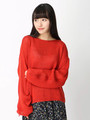 WEGO/リリーヤーンルーズニットプルオーバー