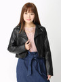 WEGO/ショートライダースジャケット