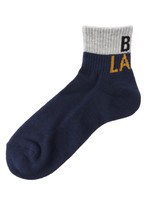 WEGO/バイカラーバックロゴソックス