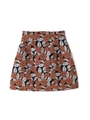 《EDIT COLOGNE》ミニジャガードスカート/オレンジ(150)