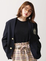 WEGO/エンブレム付きブレザージャケット