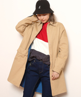 裏配色シャツコート