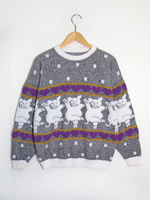 80's パステルニット ファンシーニット      