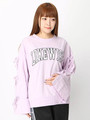 WEGO/リボンスリーブスウェット