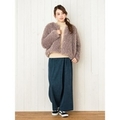 【50%OFF】【LIEN】プードルフェイクファーカーディガン