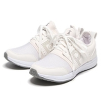 【キッズサイズ向け】フェイクレザーメッシュスニーカー