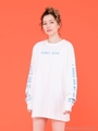 met earier long tee/WHITE