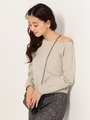 【別注】JANE SMITH JCSP ワンショルダー スウェット / ジェーンスミス/NATURAL