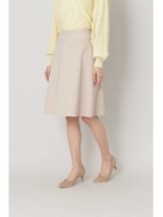 ジョーゼットフレアスカート/ベージュ(040)