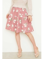 チューリップスワール　スカート/ピンク(090)