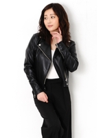 ライダースジャケット/BLACK